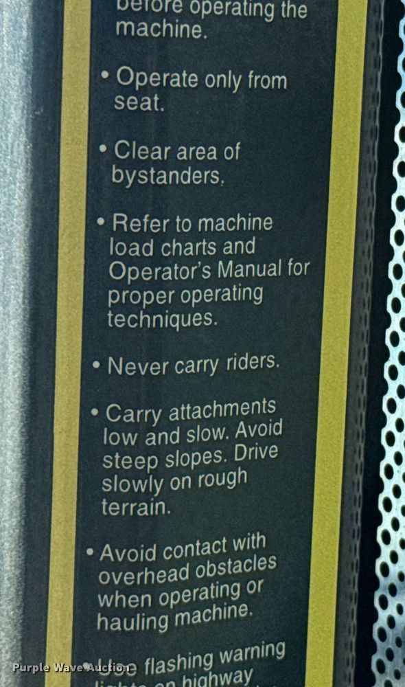 image for item ER2090 2002 John Deere 3400 telehandler