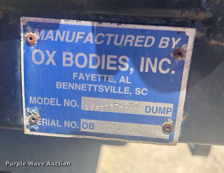 image for item ER2140 1998 Mack CH613 dump truck