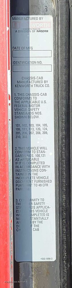 image for item ER2154 2003 Kenworth W900 ready mix truck