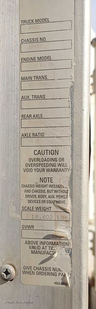 image for item ER2154 2003 Kenworth W900 ready mix truck