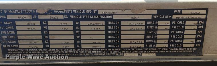 image for item ER2154 2003 Kenworth W900 ready mix truck