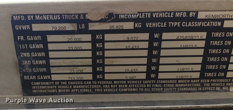 image for item ER2154 2003 Kenworth W900 ready mix truck