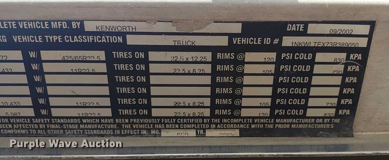 image for item ER2154 2003 Kenworth W900 ready mix truck