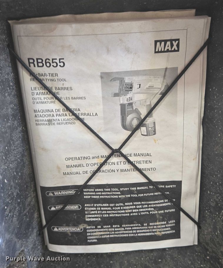 image for item ER5443 (3) Max RB655 re-bar-tier tying tools