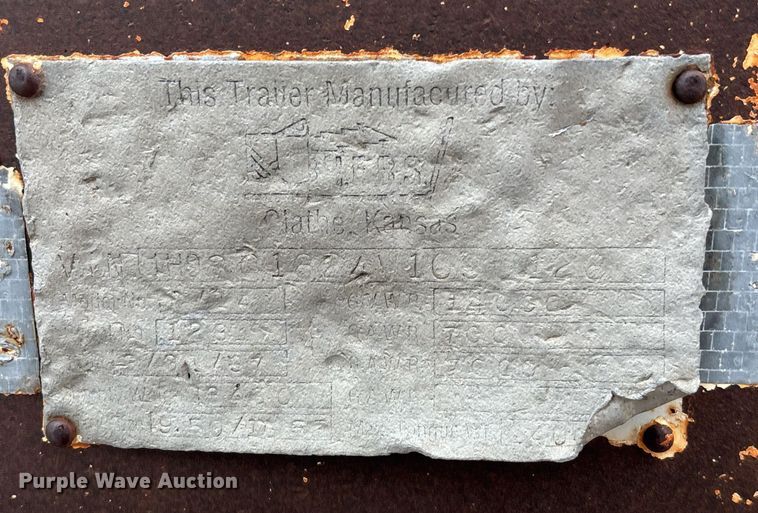 image for item ET8004 1997 Hers 14C  pole trailer