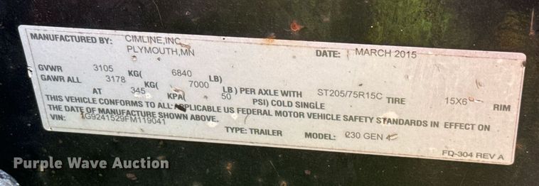 image for item HI9346 2015 Cimline 230 Magmap melter applicator
