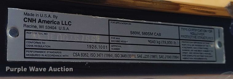 image for item IP9633 2008 Case 580 Super M Series 3 backhoe