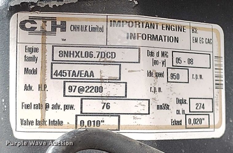 image for item IP9633 2008 Case 580 Super M Series 3 backhoe