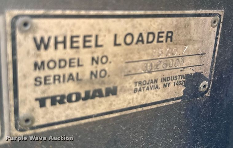 image for item MZ9401 1987 Trojan 1500Z wheel loader