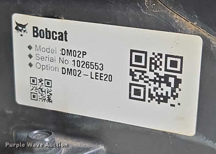 image for item YA0745 2021 Bobcat E60 mini excavator