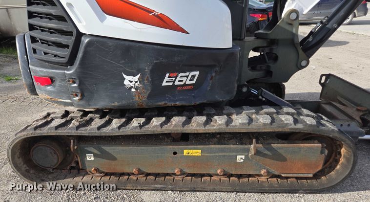 image for item YA0745 2021 Bobcat E60 mini excavator
