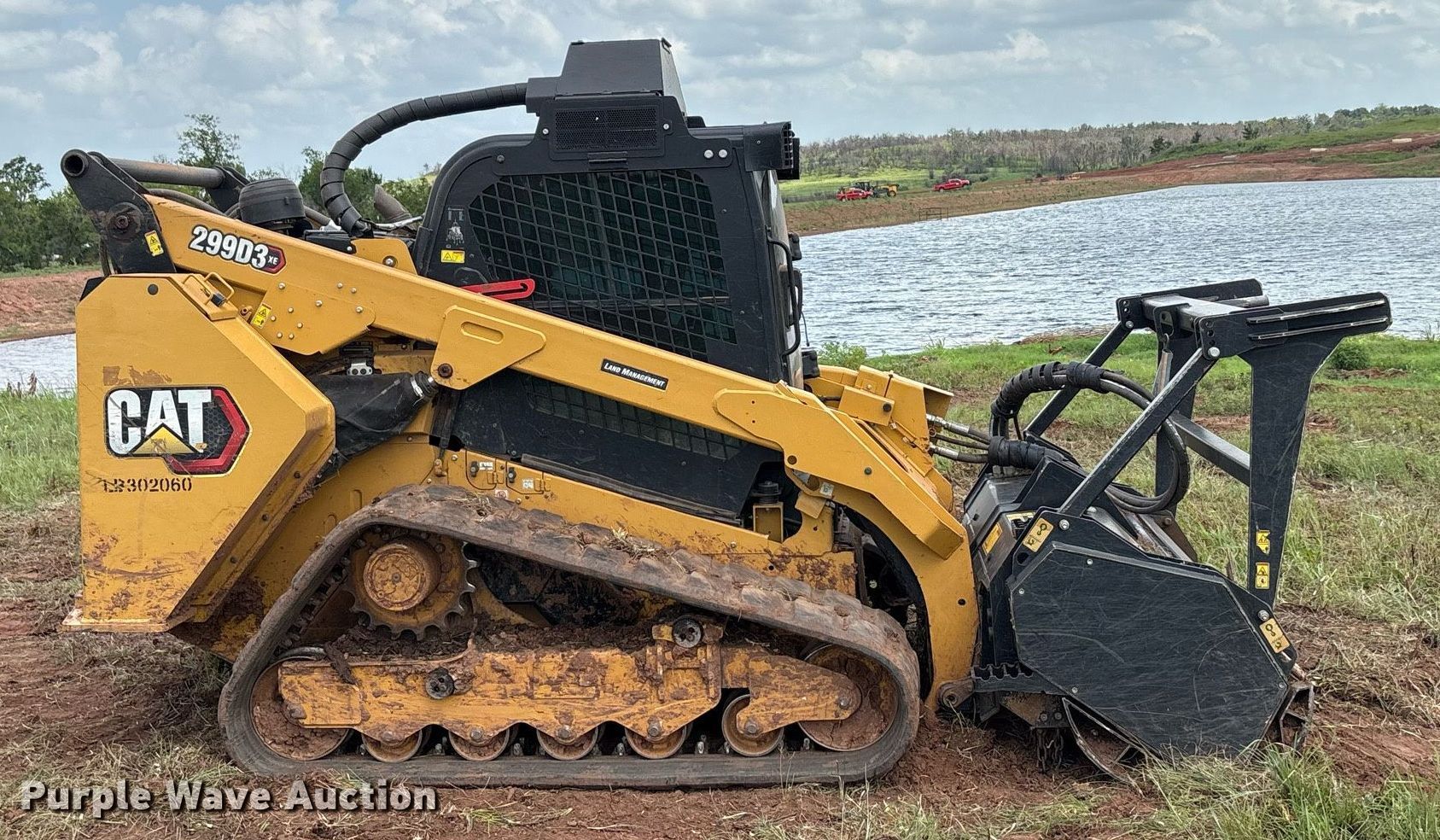 2023 Caterpillar 299D3 XE forestry tracked skid steer loader in