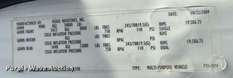 image for item DI9765 2010 Freightliner Business Class M2 ambulance