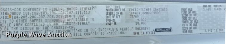 image for item DI9765 2010 Freightliner Business Class M2 ambulance