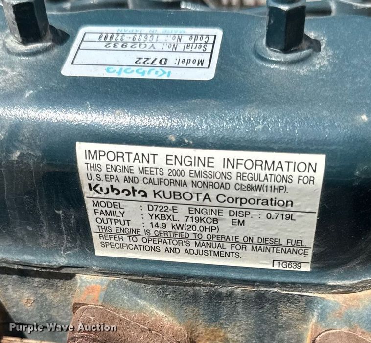 image for item DI9952 Ingersoll Rand DD14 double drum vibratory roller