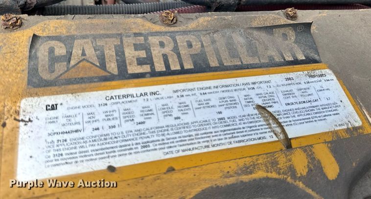 image for item DI9953 2003 Sterling L8500 dump truck