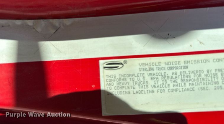 image for item DJ9371 2007 Sterling L7500 dump truck