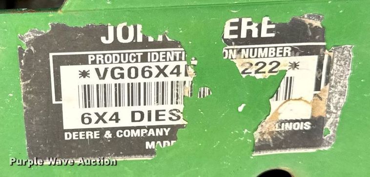 image for item DJ9502 2000 John Deere Gator utility vehicle