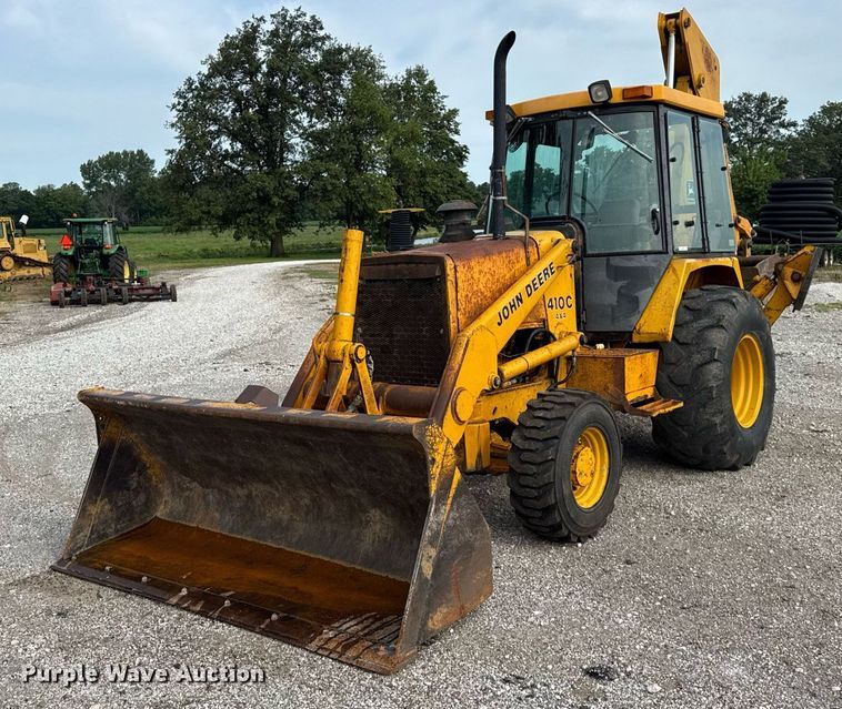 RETROEXCAVADORA 1991 JOHN DEERE 410C