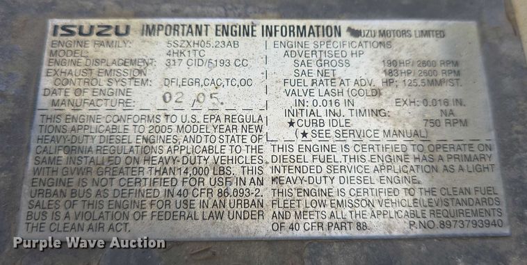 image for item DR3906 2006 GMC W5 refuse truck