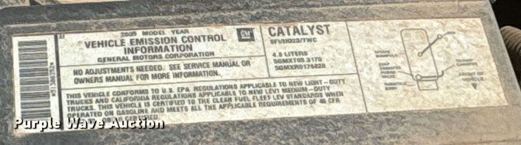 image for item DT6684 2005 GMC Sierra Ext. Cab pickup truck