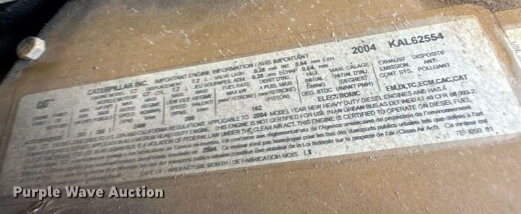 image for item DU9357 2005 Blue Bird Vision school bus