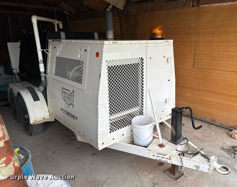 image for item DU9365 2002 Sewer Equipment Co. 747-FR2000 sewer jetter trailer