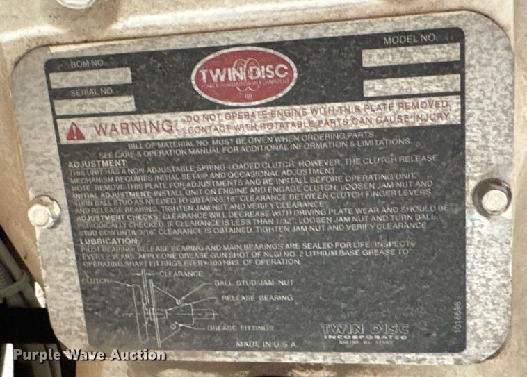 image for item DU9365 2002 Sewer Equipment Co. 747-FR2000 sewer jetter trailer