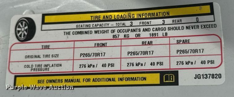 image for item DU9369 2018 Dodge Ram 1500 pickup truck