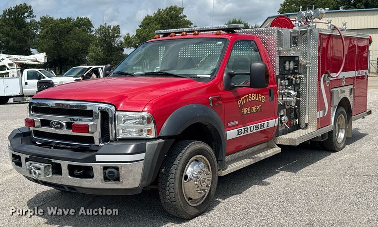 2006 Ford F550 Pumper Fire Truck VIN: 1FDAF57P16EB61760 Lot: 999305122