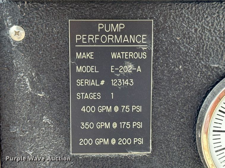 image for item DU9376 2006 Ford F550 pumper fire truck