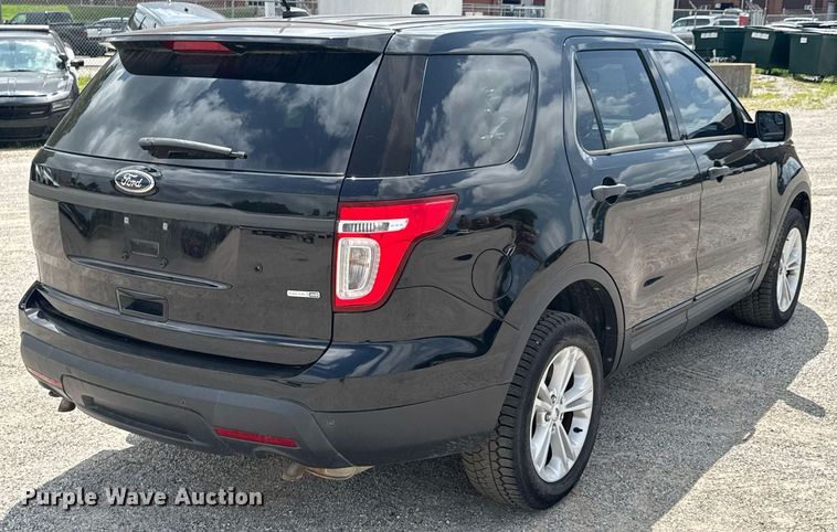 image for item DU9377 2015 Ford Explorer Police Interceptor SUV