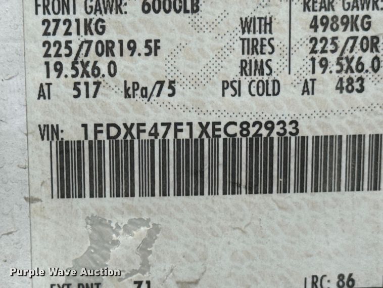 image for item DU9378 1999 Ford F450 Super Duty bucket truck