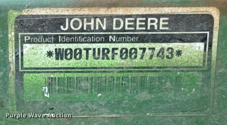 image for item DU9384 John Deere  Gator Turf utility vehicle