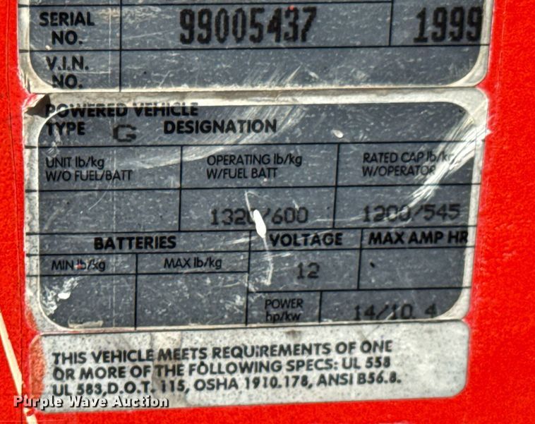 image for item DU9384 John Deere  Gator Turf utility vehicle