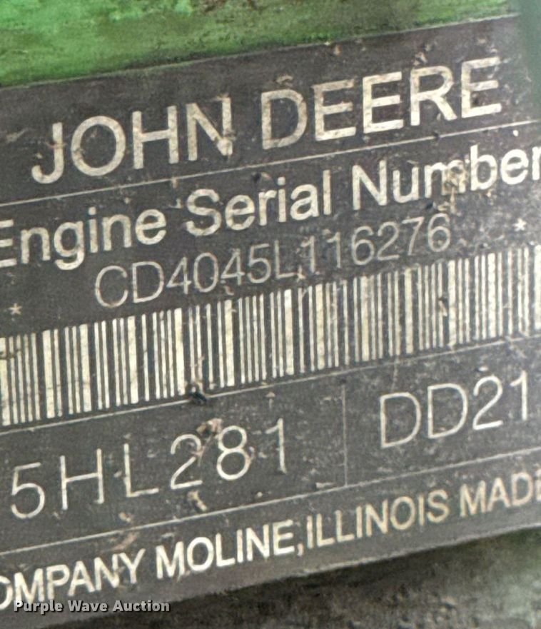 image for item DW3380 2009 John Deere 6430 Premium MFWD tractor