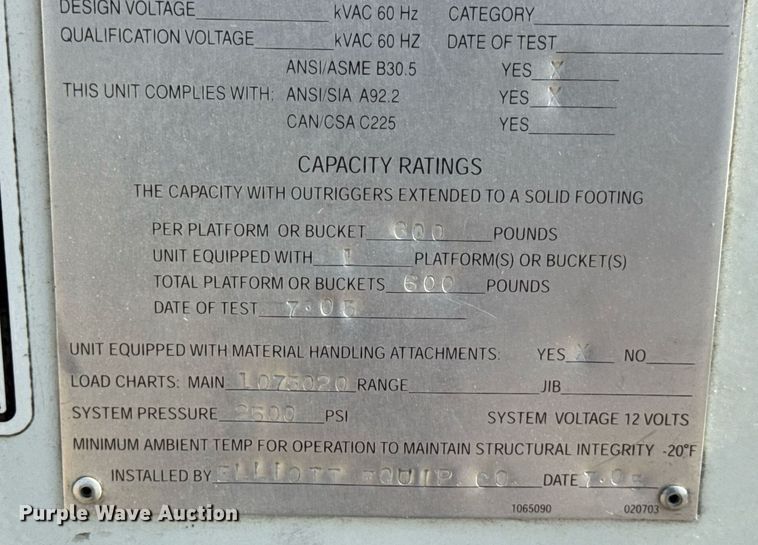 image for item DW3407 2006 International 4300 forestry bucket truck