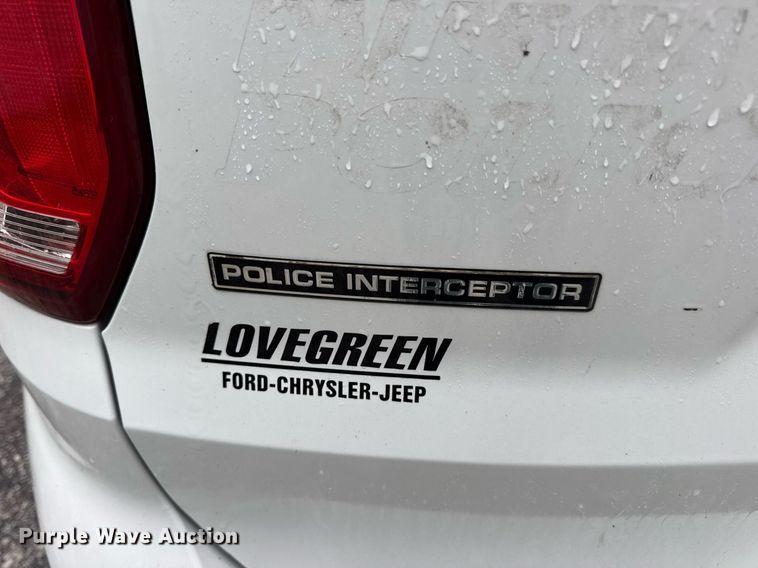 image for item DW3418 2016 Ford Explorer Police Interceptor SUV