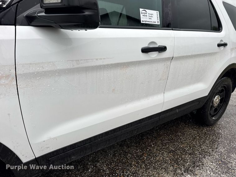 image for item DW3418 2016 Ford Explorer Police Interceptor SUV