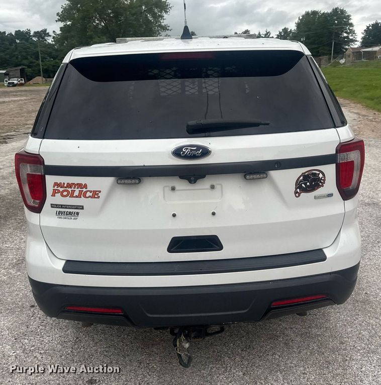 image for item DW3419 2018 Ford Explorer Police Interceptor SUV