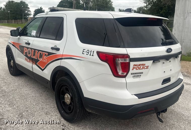 image for item DW3419 2018 Ford Explorer Police Interceptor SUV