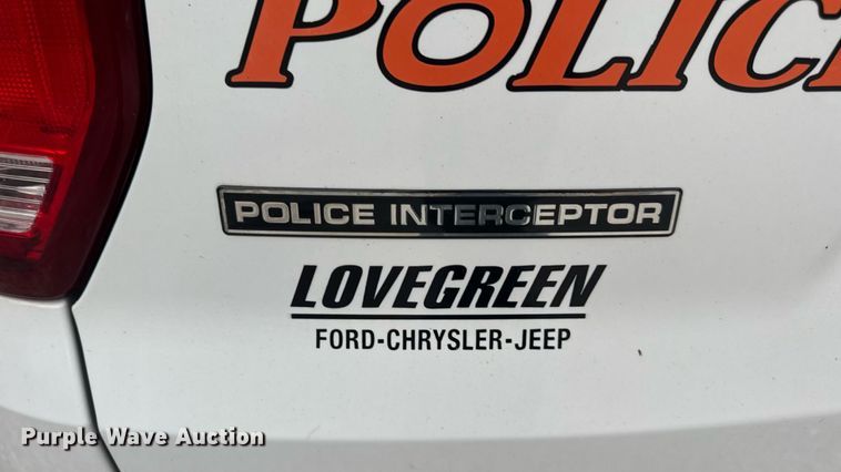 image for item DW3419 2018 Ford Explorer Police Interceptor SUV