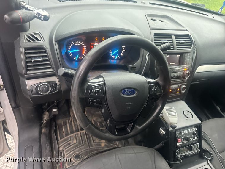 image for item DW3419 2018 Ford Explorer Police Interceptor SUV