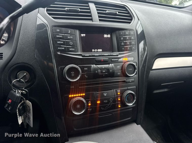 image for item DW3419 2018 Ford Explorer Police Interceptor SUV