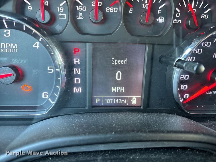 image for item DW7191 2015 Chevrolet Tahoe Police  SUV