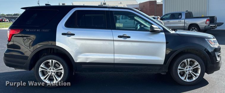 image for item DW7192 2018 Ford Explorer Police Interceptor SUV