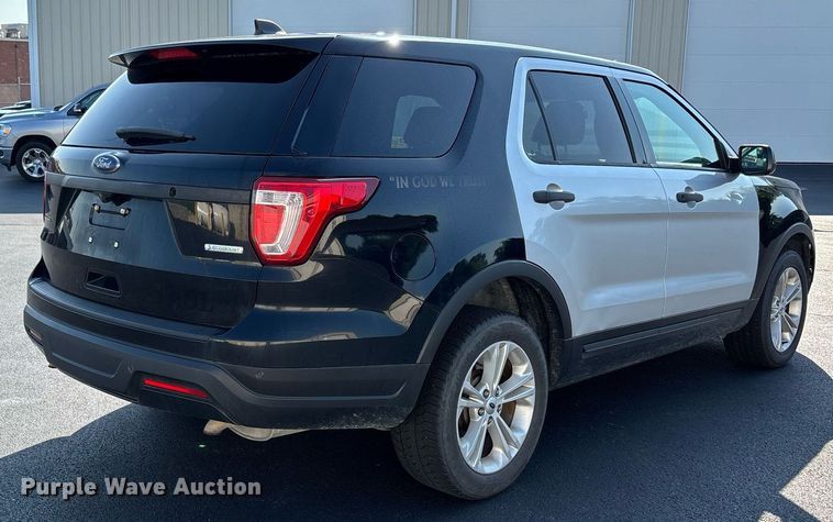 image for item DW7192 2018 Ford Explorer Police Interceptor SUV
