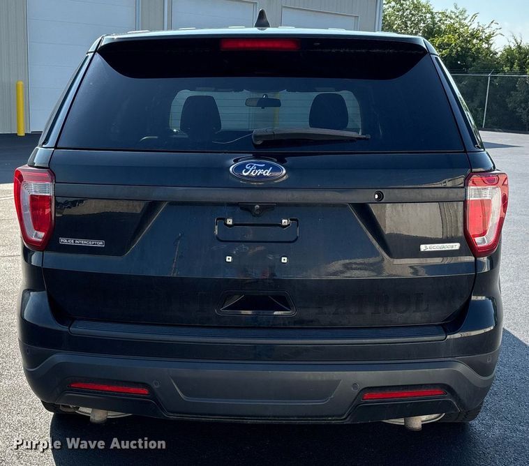 image for item DW7192 2018 Ford Explorer Police Interceptor SUV
