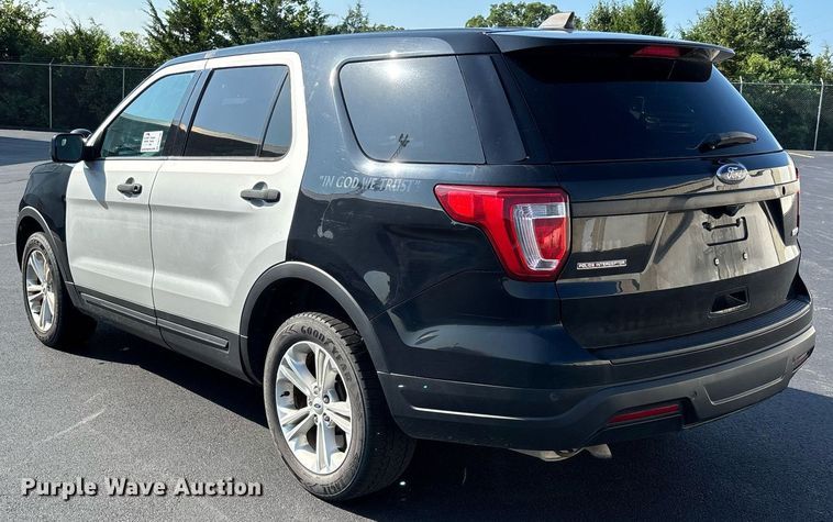 image for item DW7192 2018 Ford Explorer Police Interceptor SUV