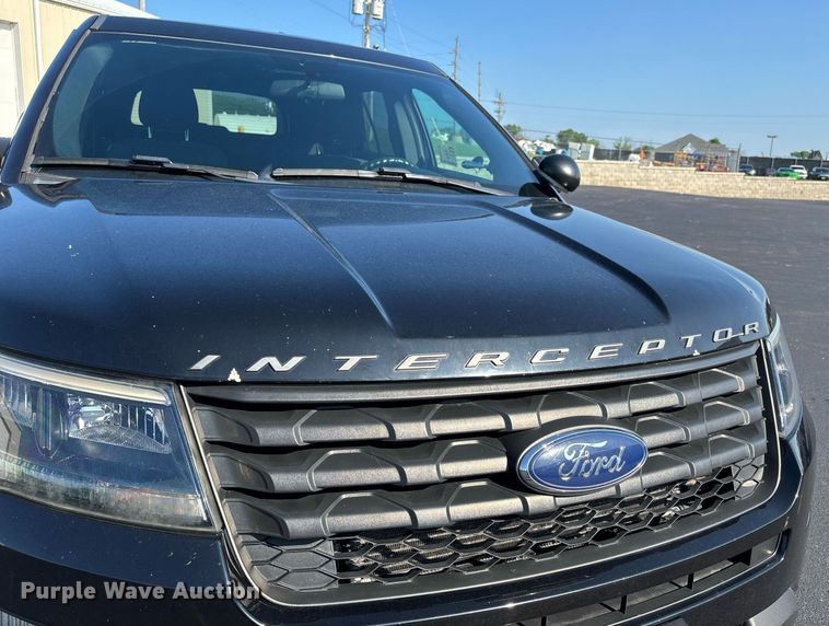 image for item DW7192 2018 Ford Explorer Police Interceptor SUV